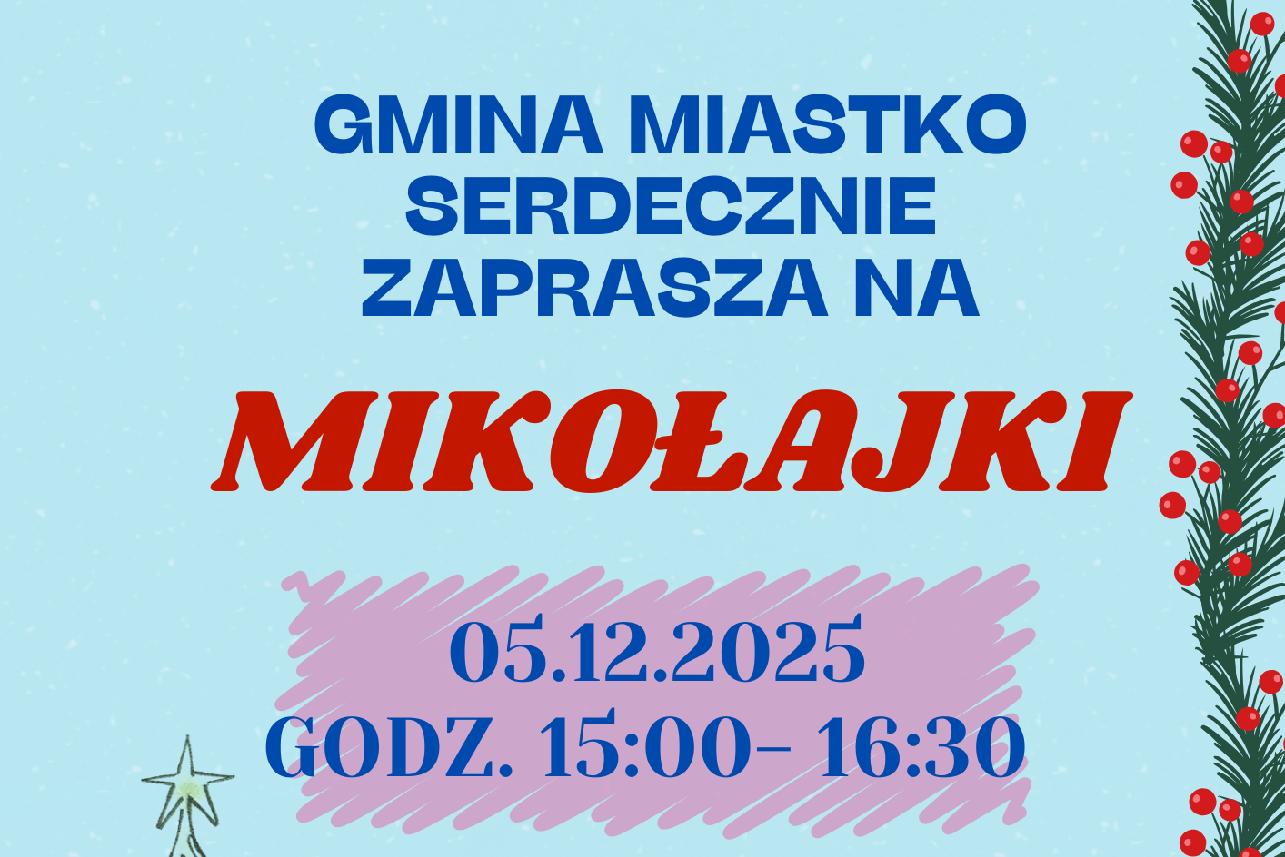 Plakat: Mikołajki