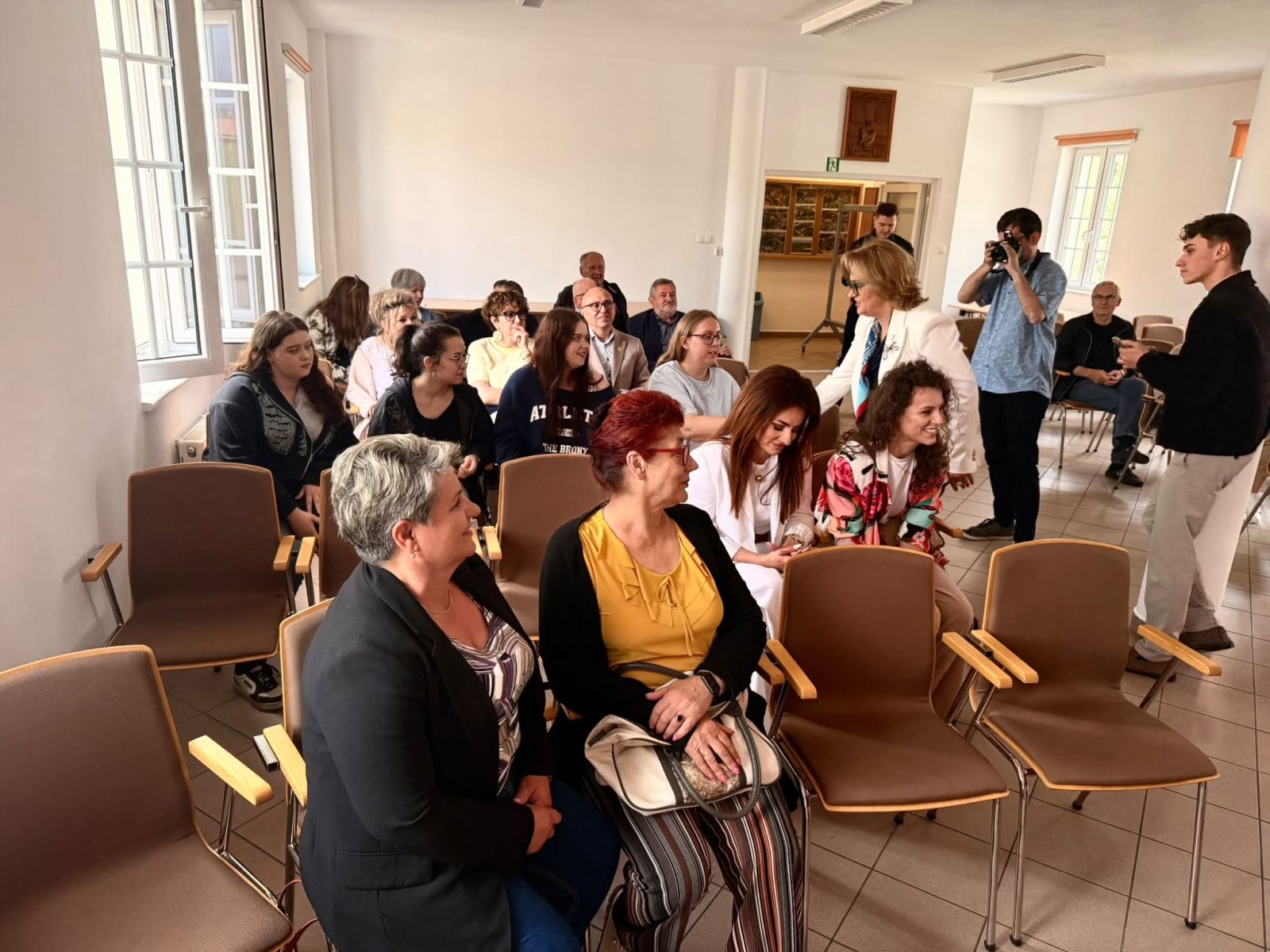 Zdjęcie: Spotkanie w Miastku z  Posłanką do Parlamentu Europejskiego Magdaleną Adamowicz oraz Anną Górską - Senatorką RP z naszego regionu