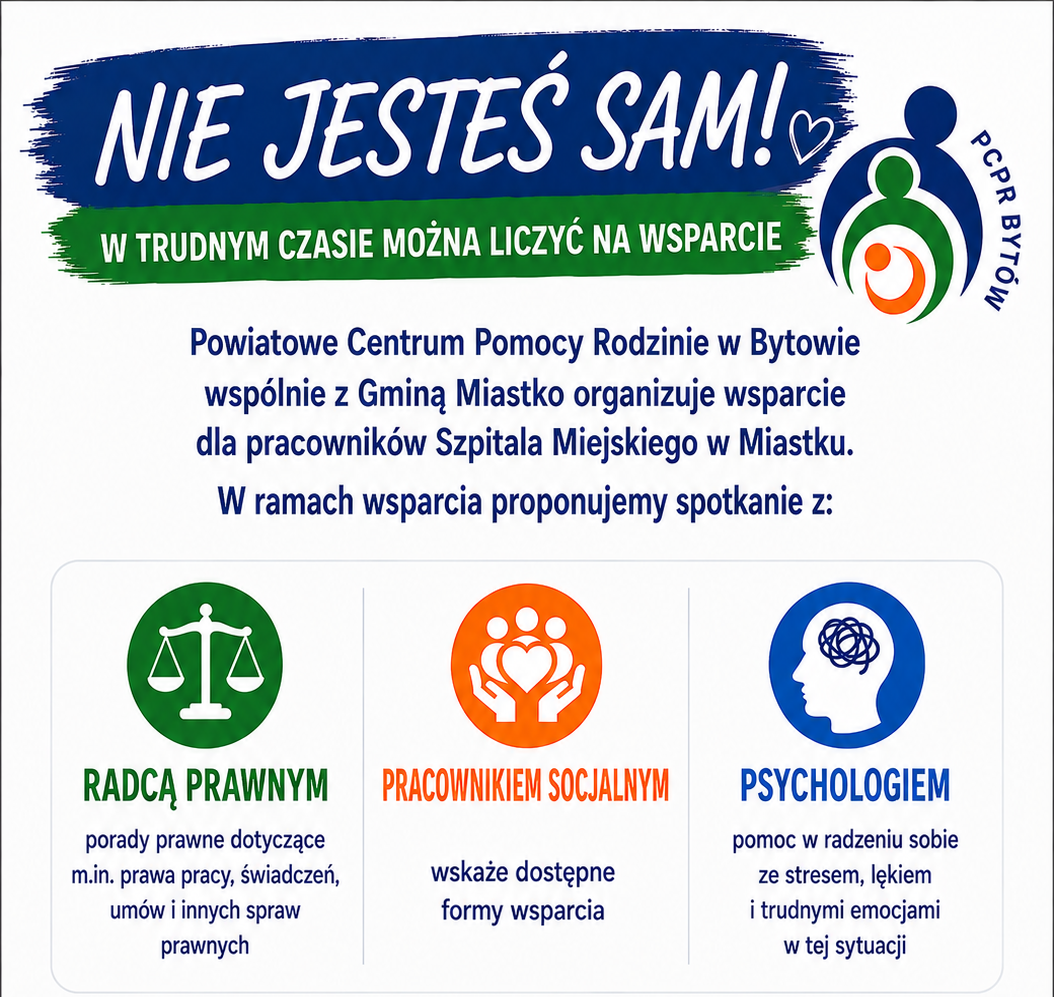 Zdjęcie: Wsparcie dla pracowników Szpitala Miejskiego w Miastku