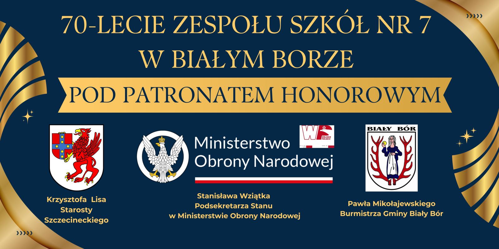 Zdjęcie: 70-lecie Zespołu Szkół nr 7 w Białym Borze – zaproszenie na Zjazd Absolwentów