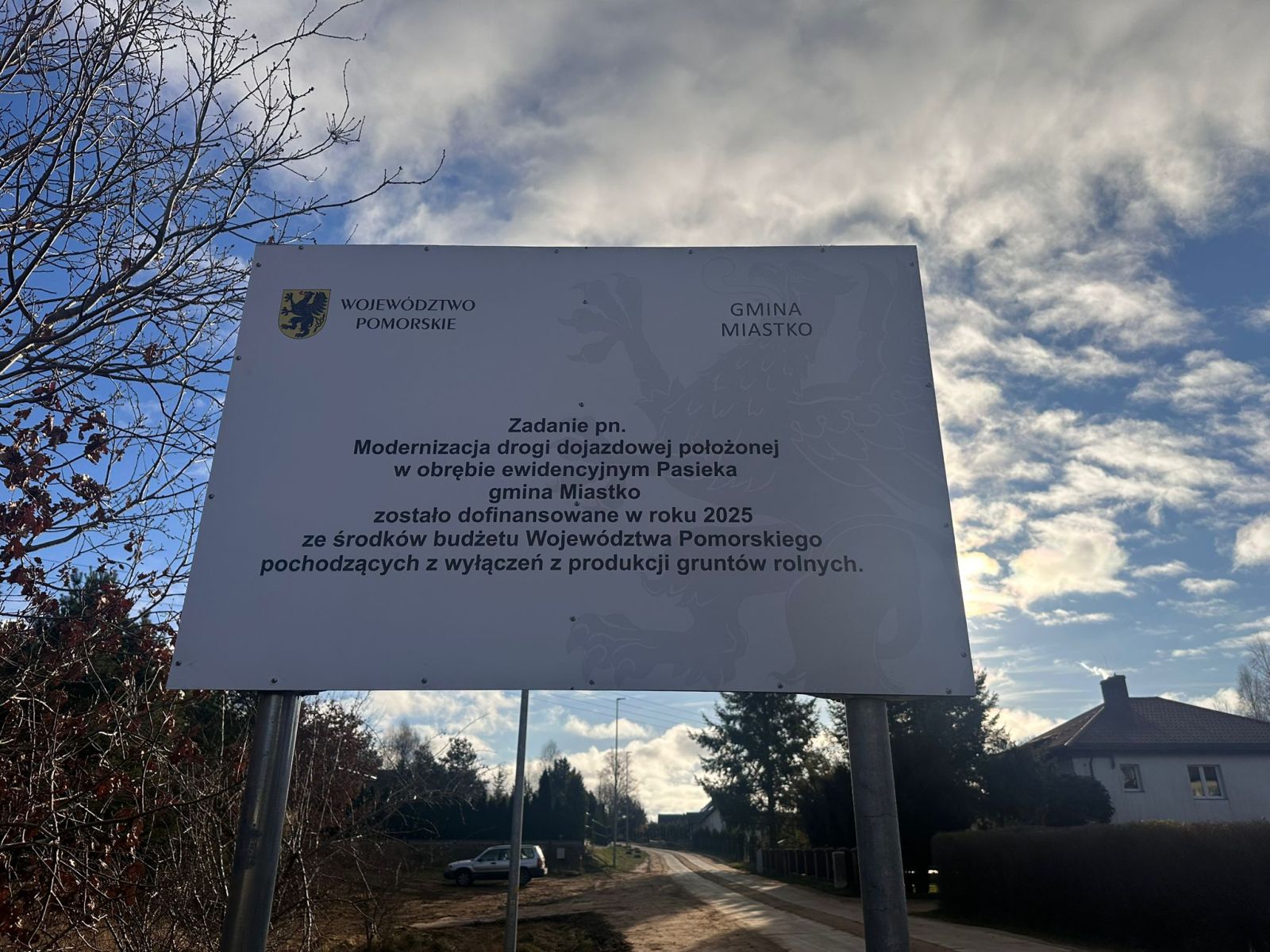 Zdjęcie: Odbiór inwestycji w miejscowości Pasieka