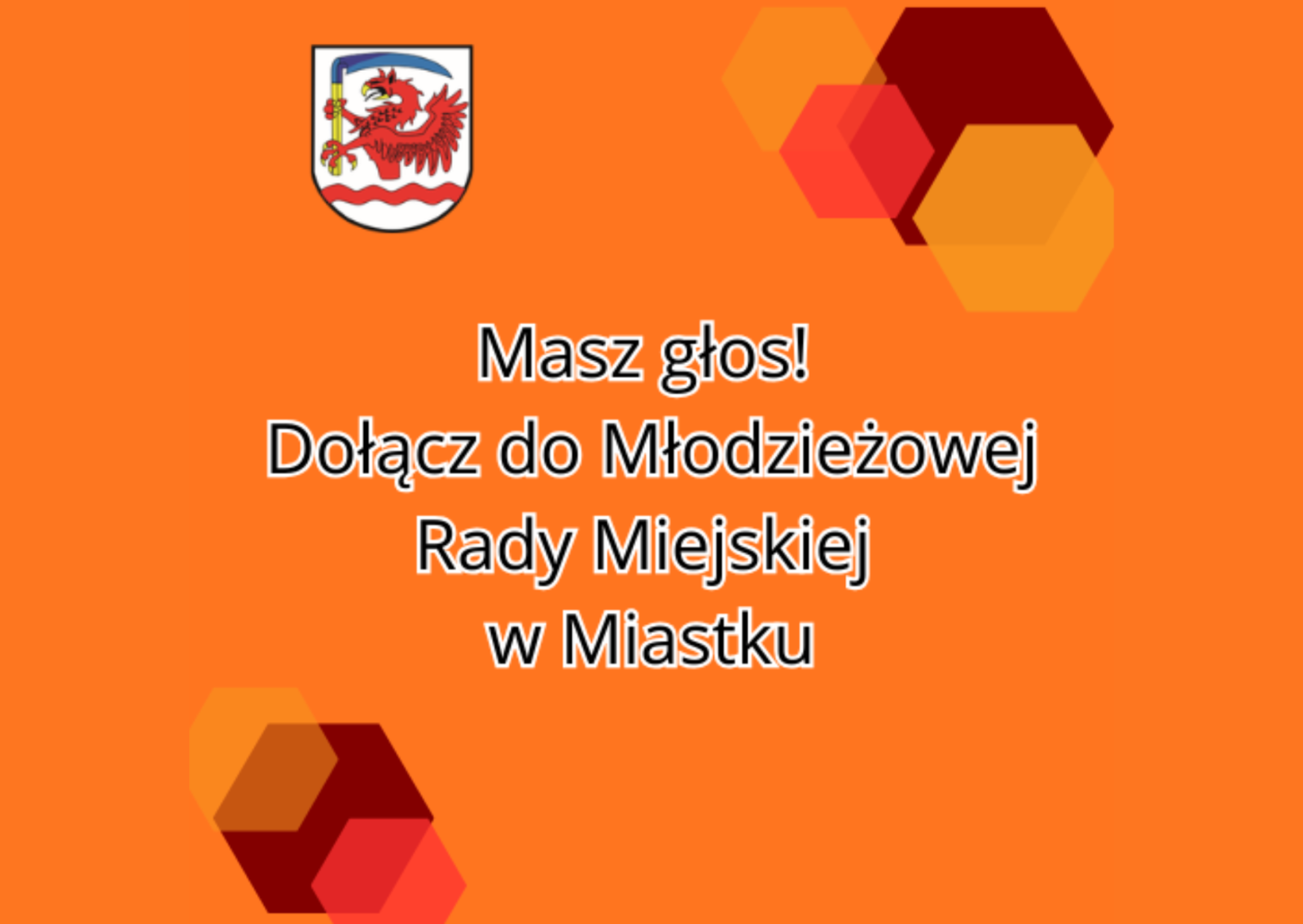 Zdjęcie: Masz głos! Dołącz do Młodzieżowej Rady Miejskiej w Miastku