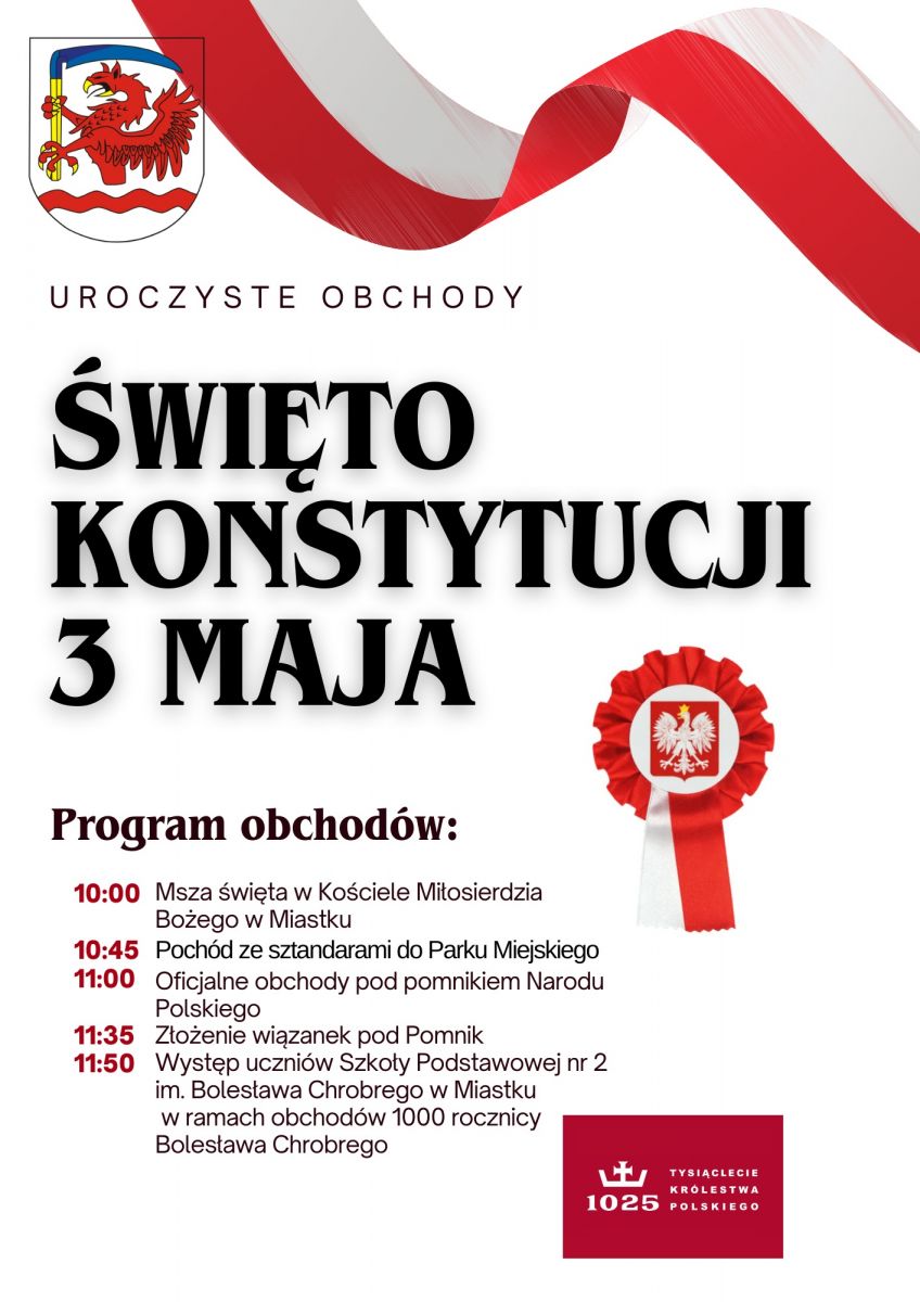 Plakat obchodów święta