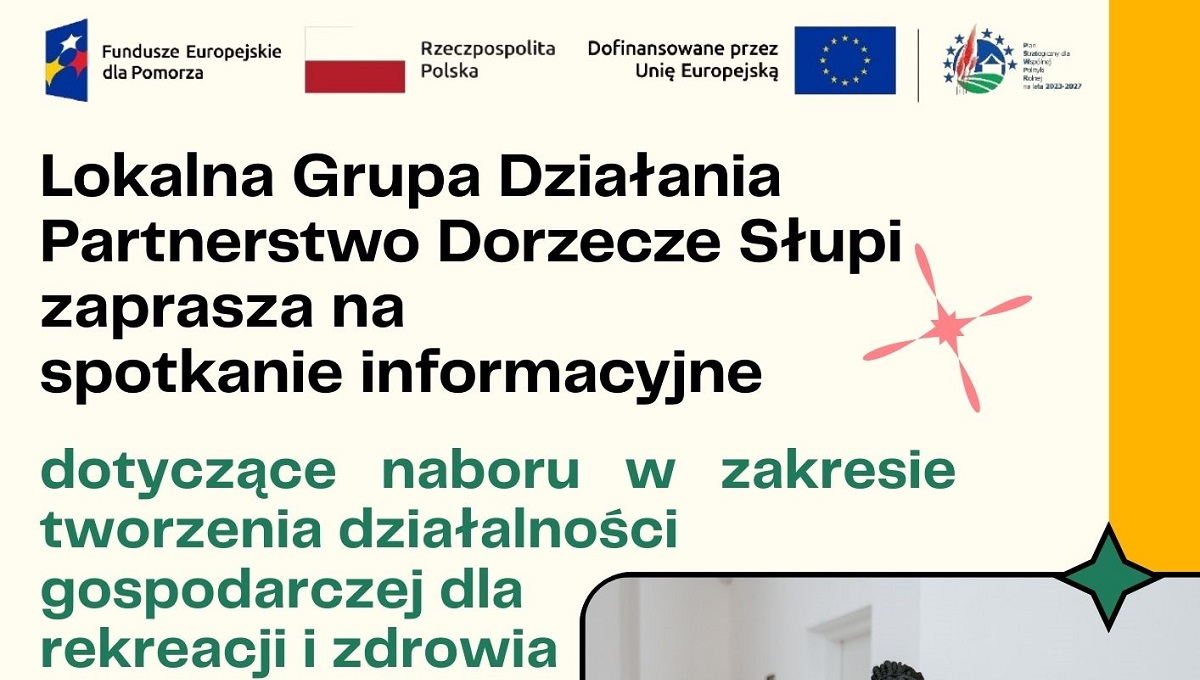 Zdjęcie: LGD Partnerstwo Dorzecze Słupi - Spotkanie dla przyszłych przedsiębiorców