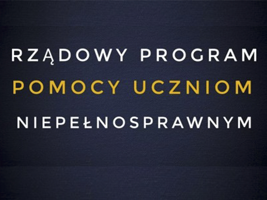 Zdjęcie: Rządowy program pomocy uczniom niepełnosprawnym w formie dofinansowania zakupu podręczników, materiałów edukacyjnych i materiałów ćwiczeniowych.