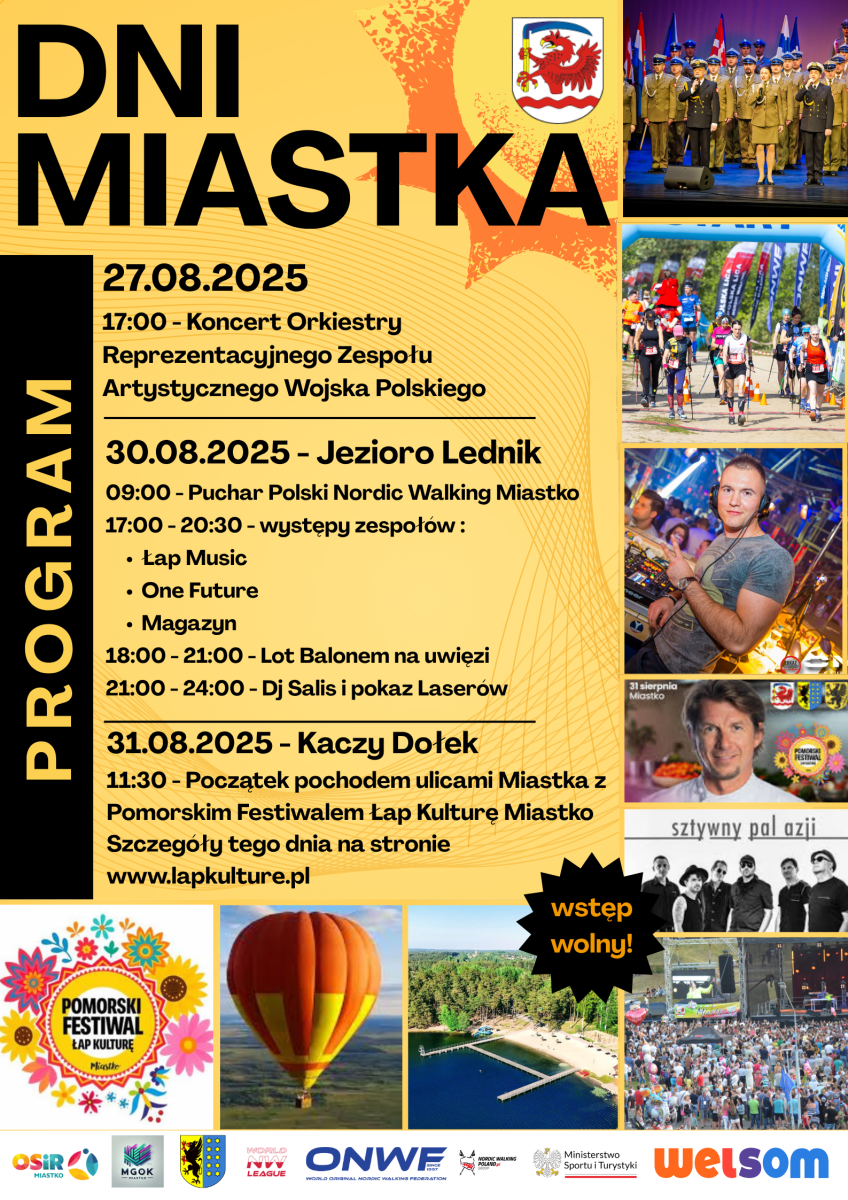 Plakat: Dni Miastka